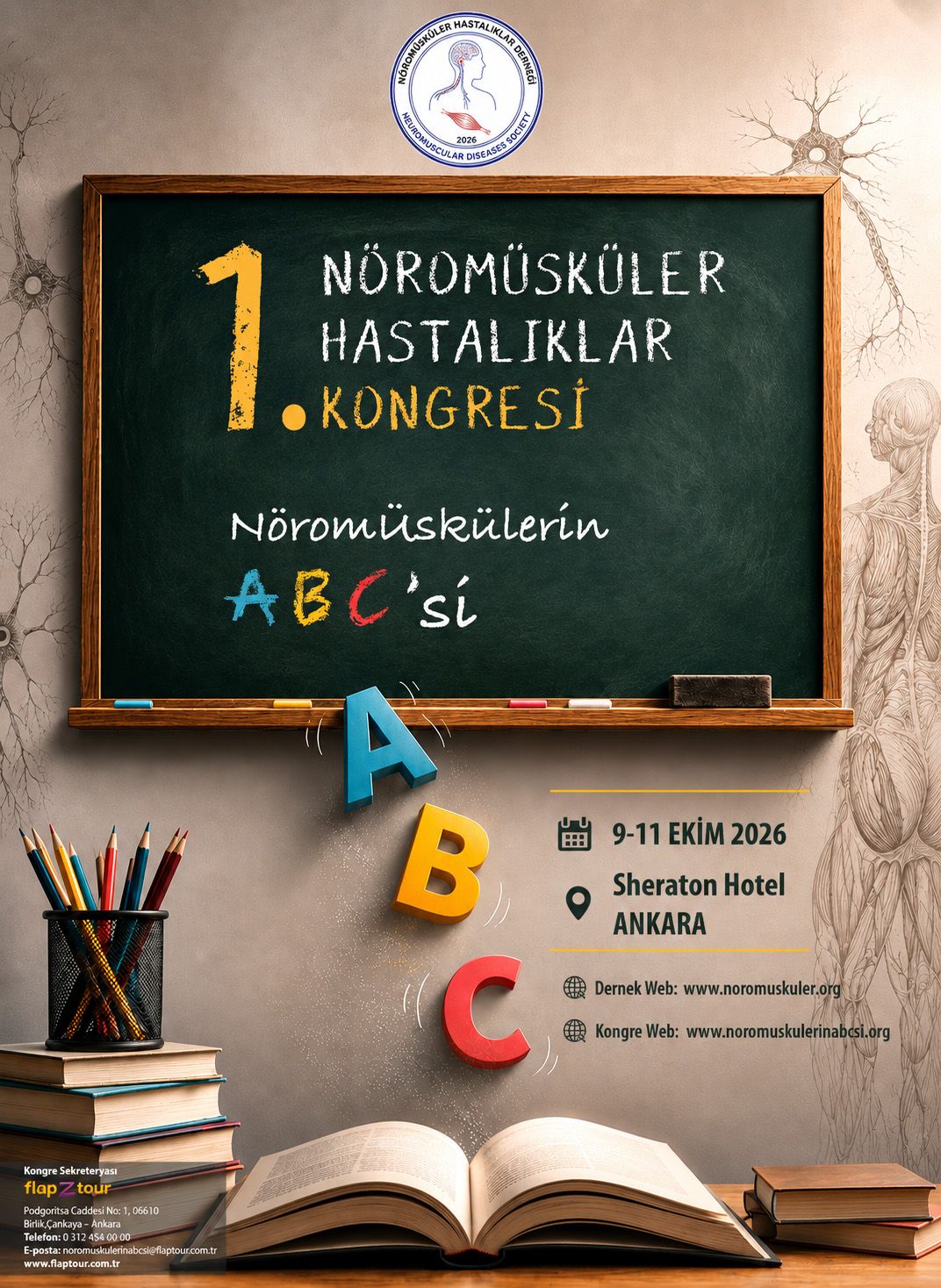 Kongre Duyurusu · 9-11 Ekim 2026 afişi